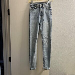 Zara Light Blue Skinny Jeans